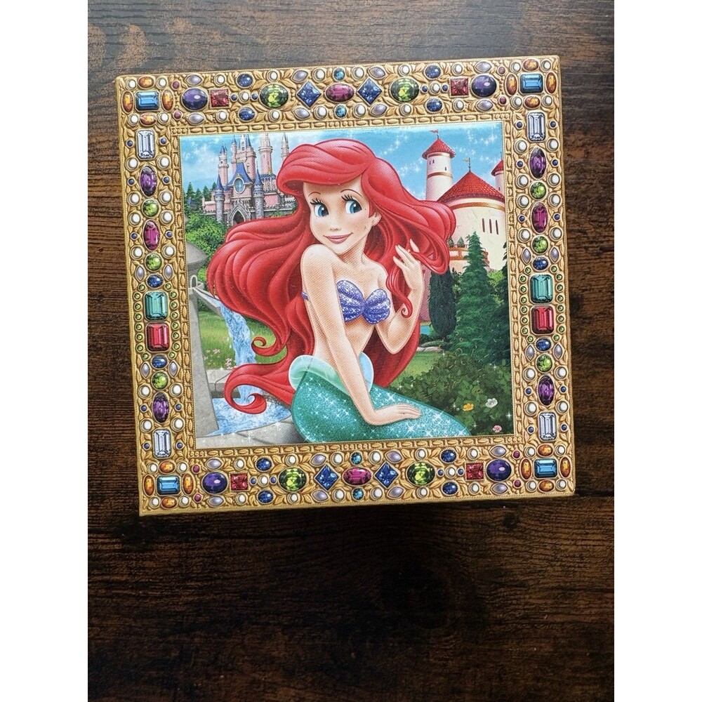 1988 ARIEL LITTLE MERMAID Disney Music Jewelry Box "Under the Sea" Vintage